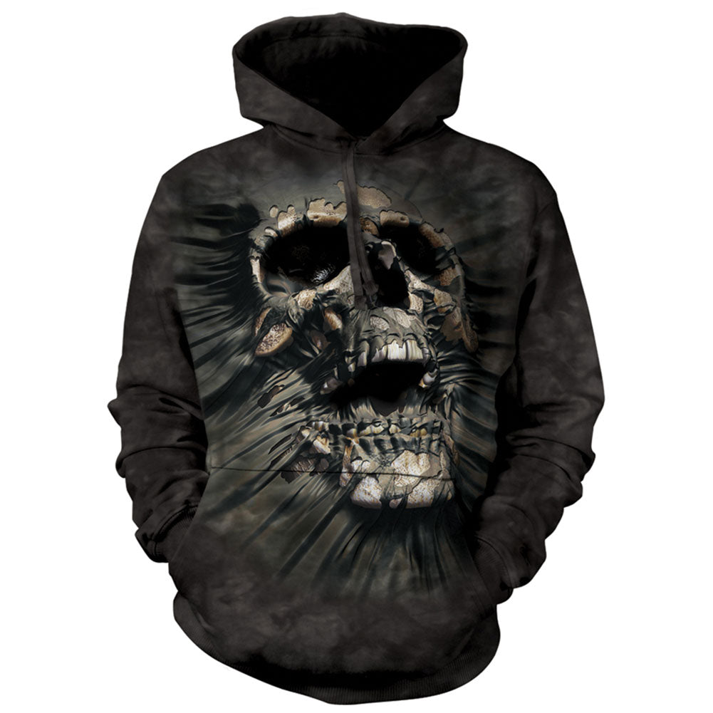 Brkthrgh Skull Hooded Sweatshirt T-Shirts, Hoodie | ZylaModa.com