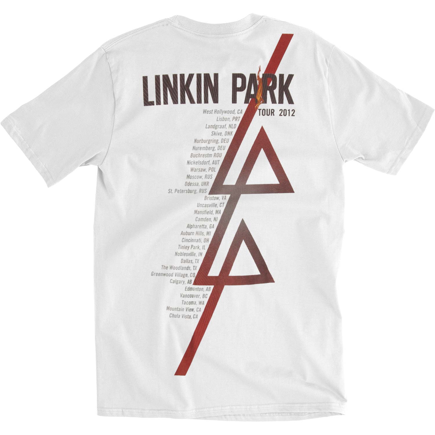Burn It 2012 Tour Slim Fit T-shirt Hoodie, Sweatshirt | ZylaModa.com (Image 2)
