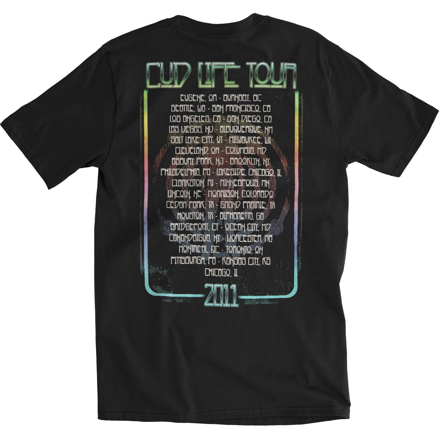 Colors 2011 Tour Slim Fit T-shirt Hoodie, Sweatshirt | ZylaModa.com (Image 2)