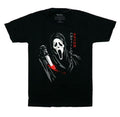 Ghost Face Mens T-Shirt - Holding Bloody Knife Along Red & White Kanji Hoodie, Sweatshirt | ZylaModa.com