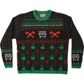 Black Knit Holiday Sweater Sweatshirt T-Shirts, Hoodie | ZylaModa.com