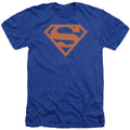 Blue & Orange Shield Adult Heather 40% Poly T-shirt Hoodie, Sweatshirt | ZylaModa.com