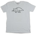 Black Matter Mens T-Shirt - Not Today Lazy Fox Image Hoodie, Sweatshirt | ZylaModa.com