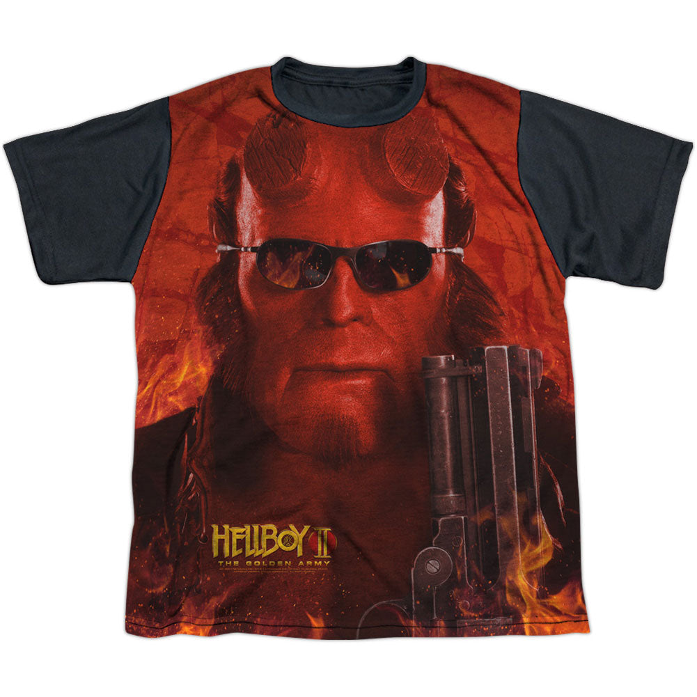 Big Red Youth Black Back 100% Poly Sublimation T-shirt Hoodie, Sweatshirt | ZylaModa.com (Image 1)