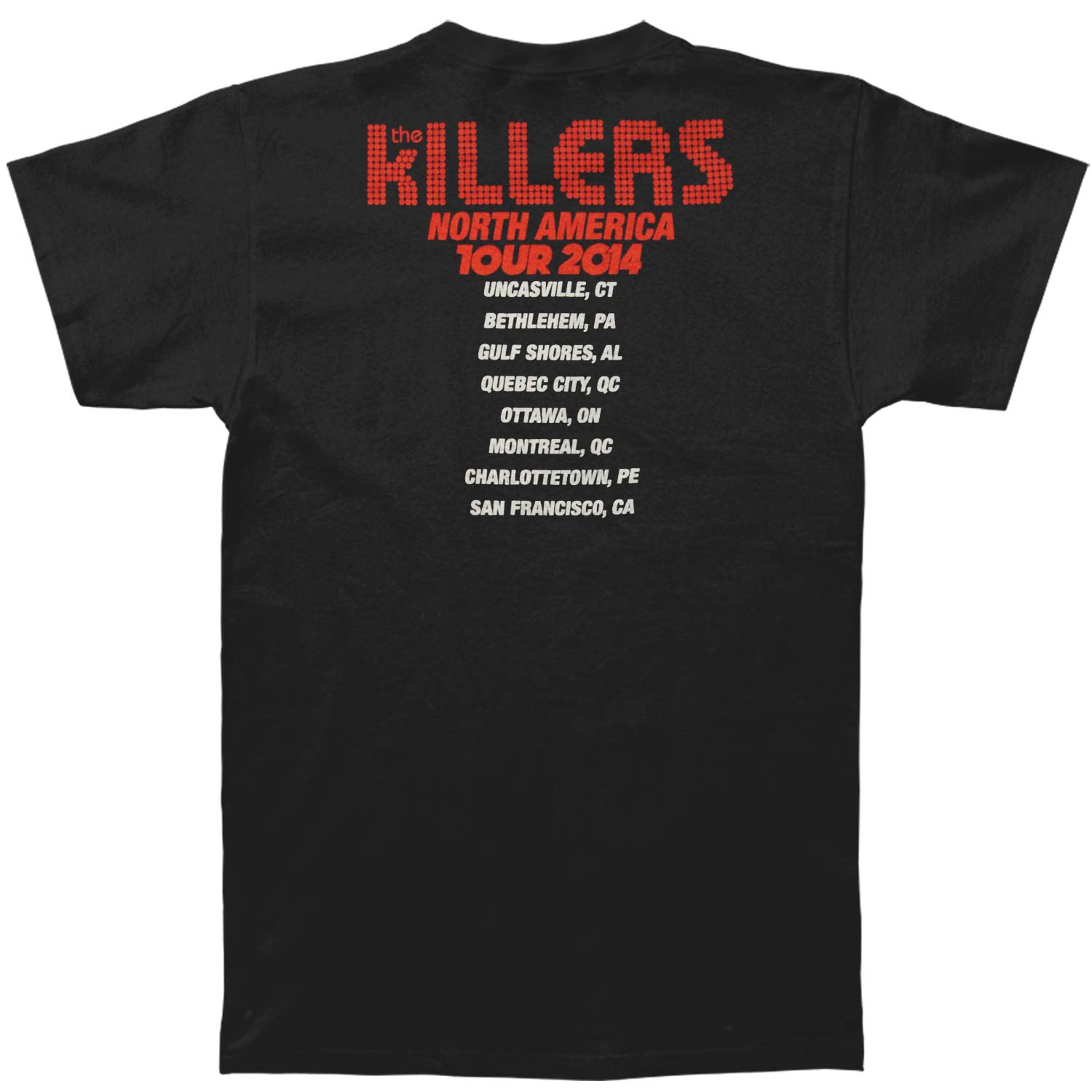 Album Cover 2014 Tour T-shirt Hoodie, Sweatshirt | ZylaModa.com (Image 2)