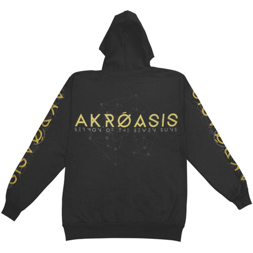 Akroasis Zippered Hooded Sweatshirt T-Shirts, Hoodie | ZylaModa.com (Image 2)
