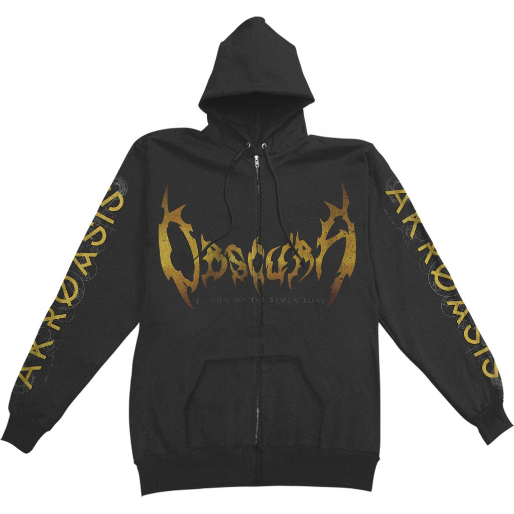Akroasis Zippered Hooded Sweatshirt T-Shirts, Hoodie | ZylaModa.com (Image 1)