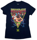 Wrestlemania Mens T-Shirt - Retro 80s Cast in Electrified Triangle Hoodie, Sweatshirt | ZylaModa.com