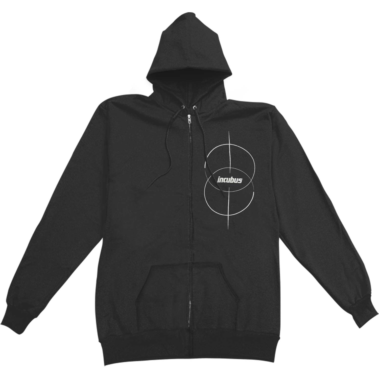 Circles Zippered Hooded Sweatshirt T-Shirts, Hoodie | ZylaModa.com (Image 1)