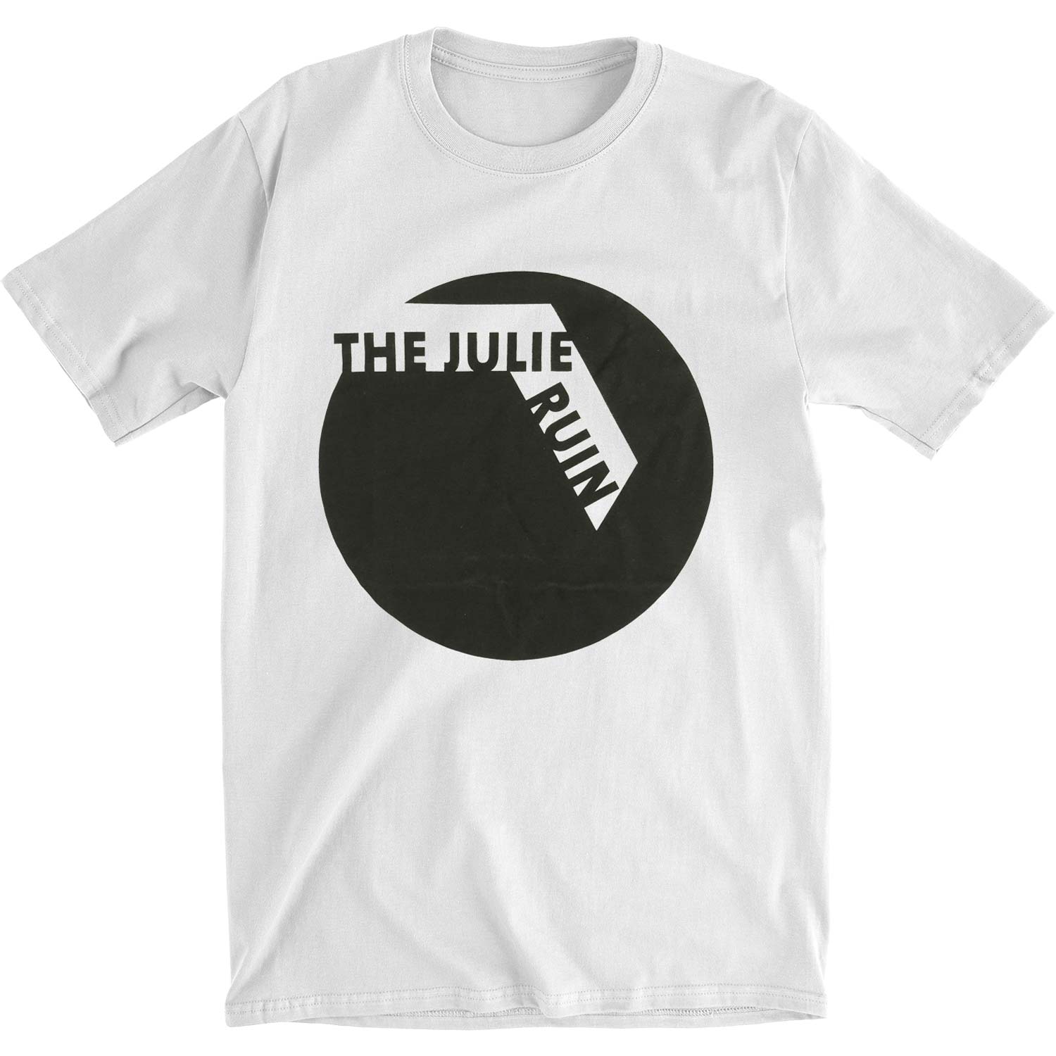 Black Circle [WHITE] Slim Fit T-shirt Hoodie, Sweatshirt | ZylaModa.com