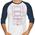 3DS - 3/4 Sleeve Raglan T-Shirt Hoodie, Sweatshirt | ZylaModa.com (Image 1)