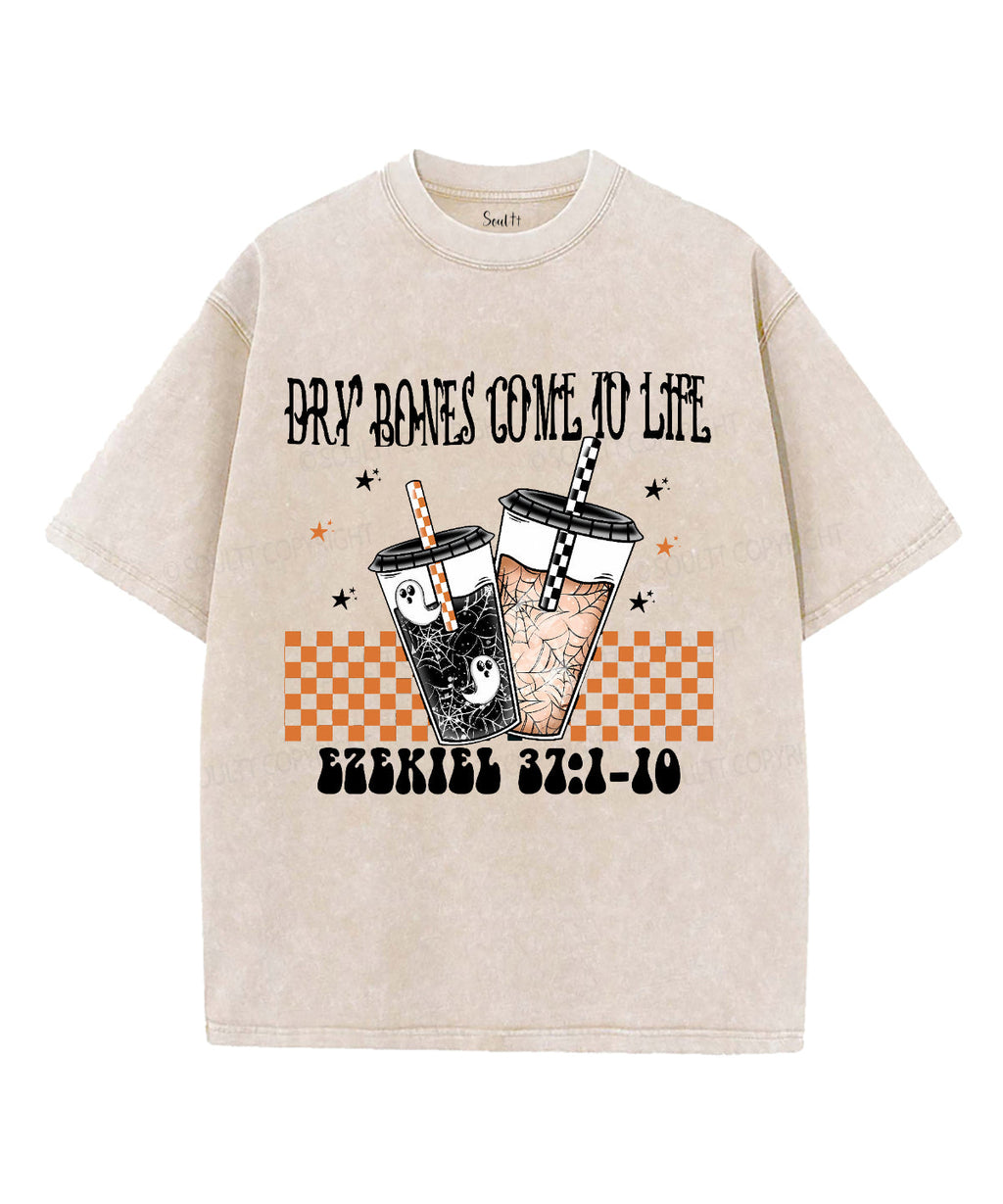 Dry Bones Come To Life Unisex Washed Christian T-shirt Style008 Hoodie, Sweatshirt | ZylaModa.com (Image 1)