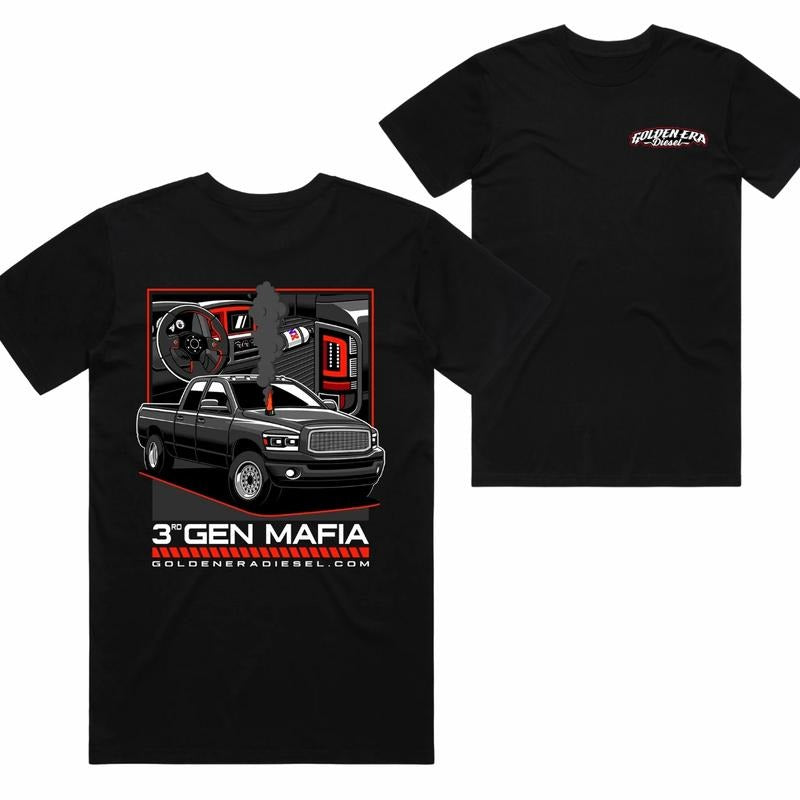 3rd Gen Mafia Tee - Graphic Truck Enthusiasts, Stylish Car Merch for Automotive Enthusiasts Hoodie, Sweatshirt | ZylaModa.com