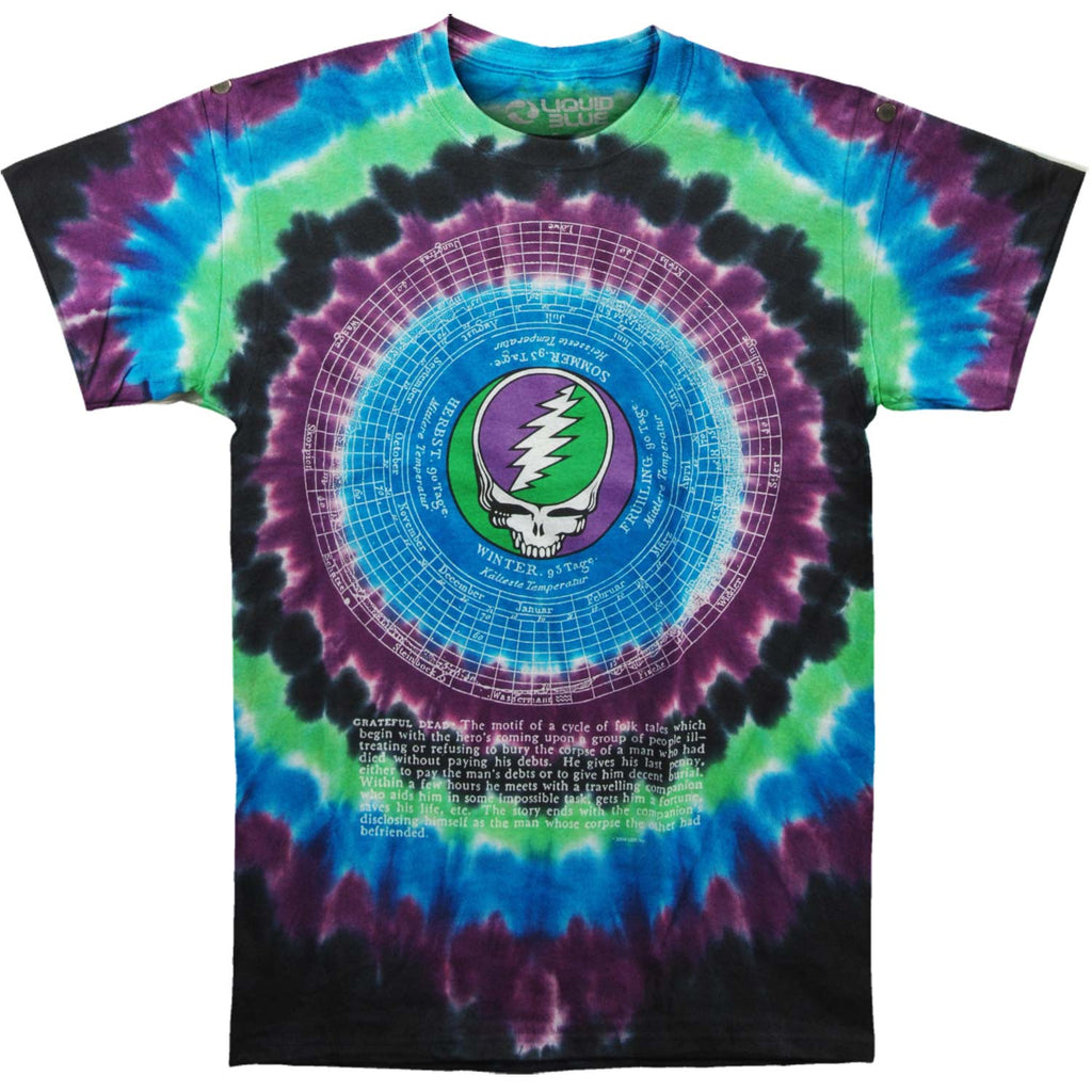 Calendar Tie Dye T-shirt Hoodie, Sweatshirt | ZylaModa.com (Image 1)