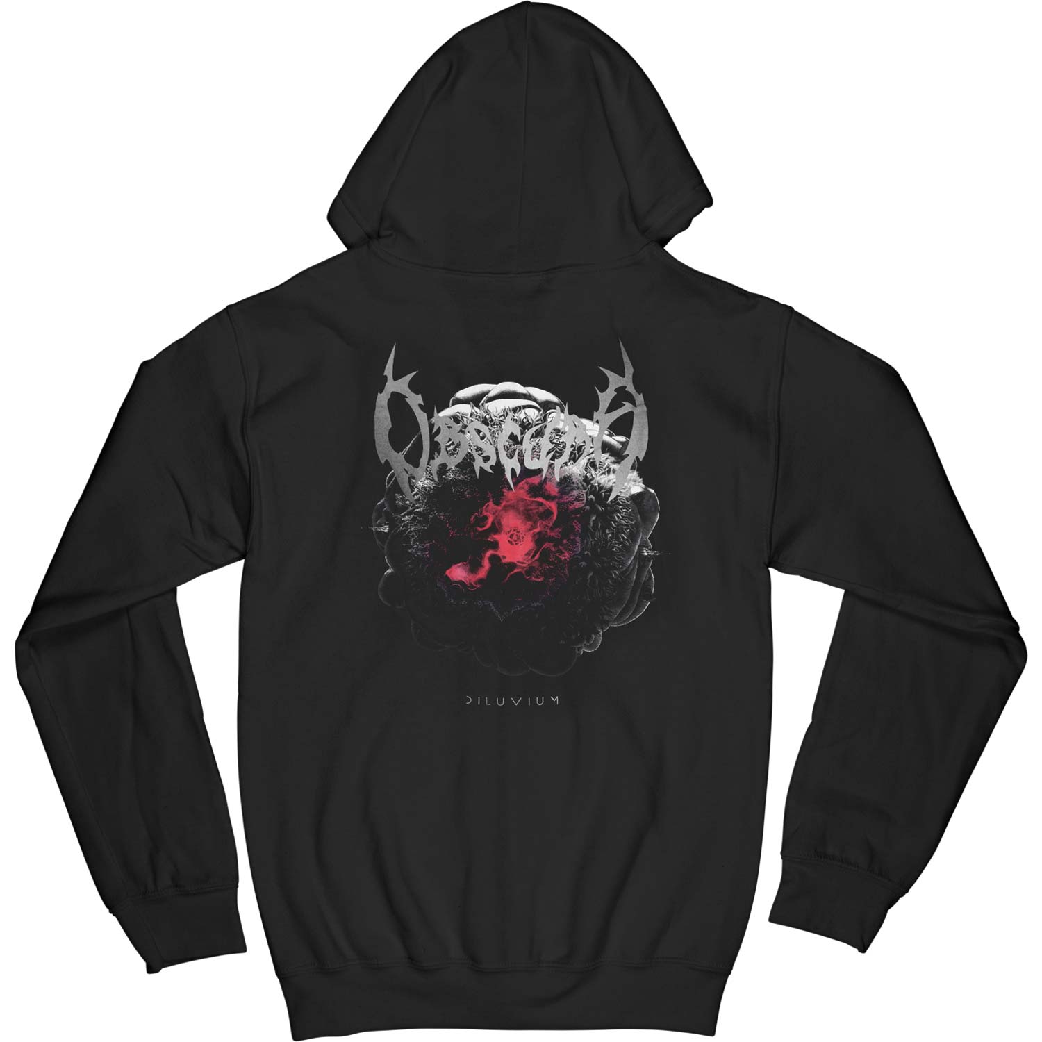 Diluvium Zippered Hooded Sweatshirt T-Shirts, Hoodie | ZylaModa.com (Image 2)