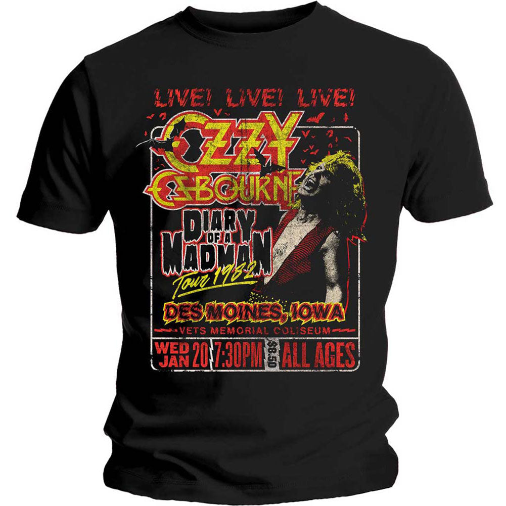 Diary of a Madman Tour Slim Fit T-shirt Hoodie, Sweatshirt | ZylaModa.com