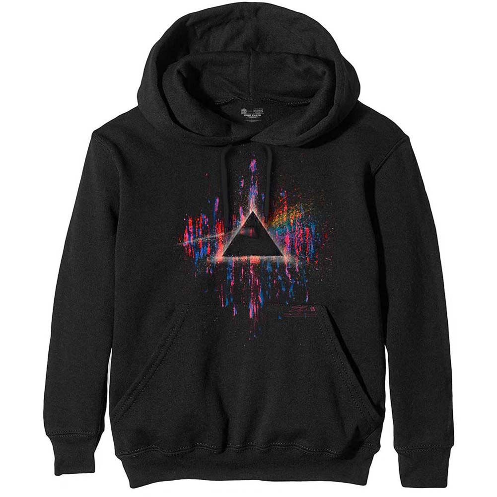 Dark Side of the Moon Pink Splatter Hooded Sweatshirt T-Shirts, Hoodie | ZylaModa.com