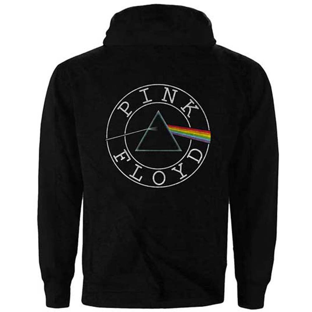 Circle Logo (Back Print) Zippered Hooded Sweatshirt T-Shirts, Hoodie | ZylaModa.com (Image 2)