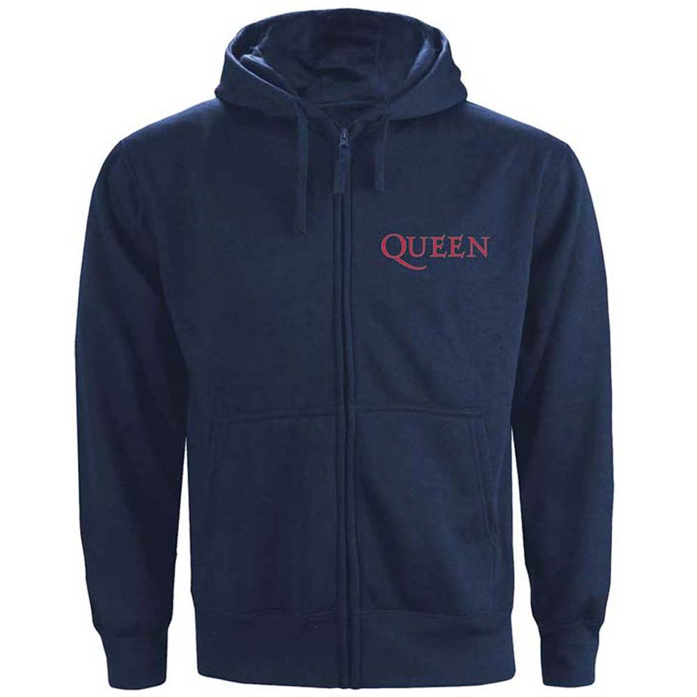 Classic Crest (Back Print) Zippered Hooded Sweatshirt T-Shirts, Hoodie | ZylaModa.com (Image 1)
