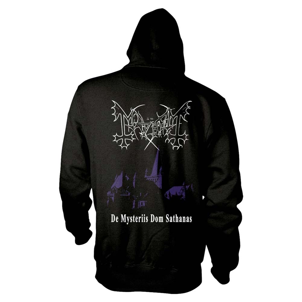 De Mysteriis Dom Sathanas Zippered Hooded Sweatshirt T-Shirts, Hoodie | ZylaModa.com (Image 2)