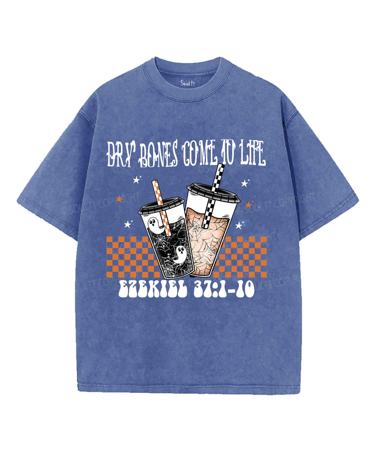 Dry Bones Come To Life Unisex Washed Christian T-shirt Style008 Hoodie, Sweatshirt | ZylaModa.com (Image 4)
