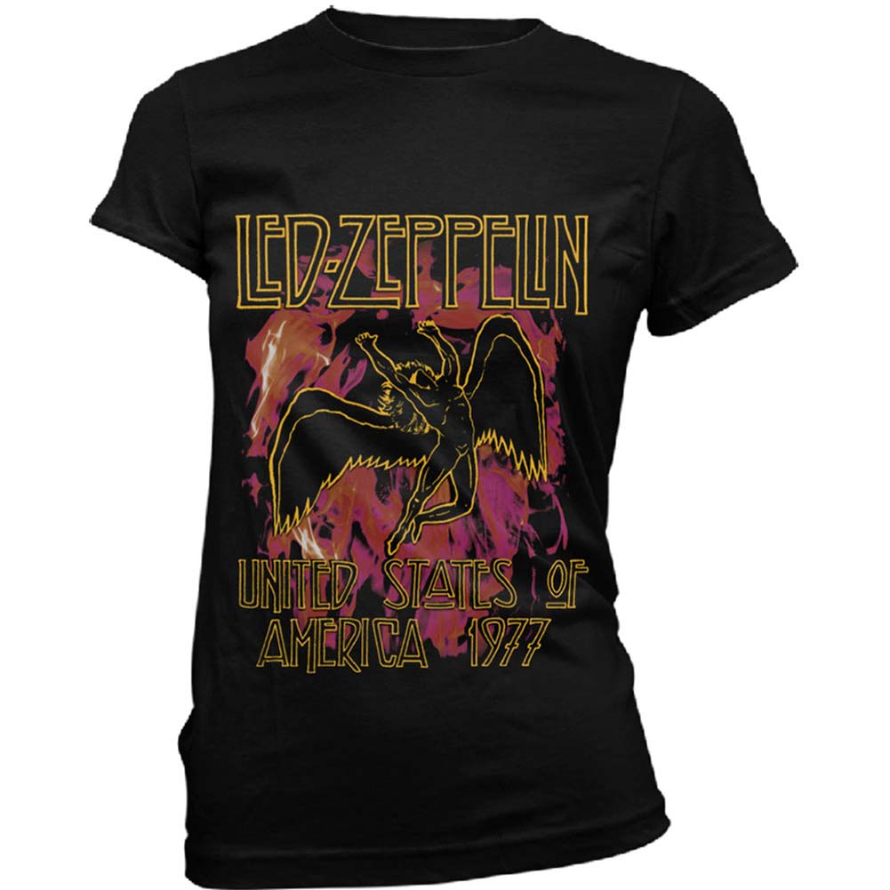 Black Flames Ladies Tee Junior Top Hoodie, Sweatshirt | ZylaModa.com