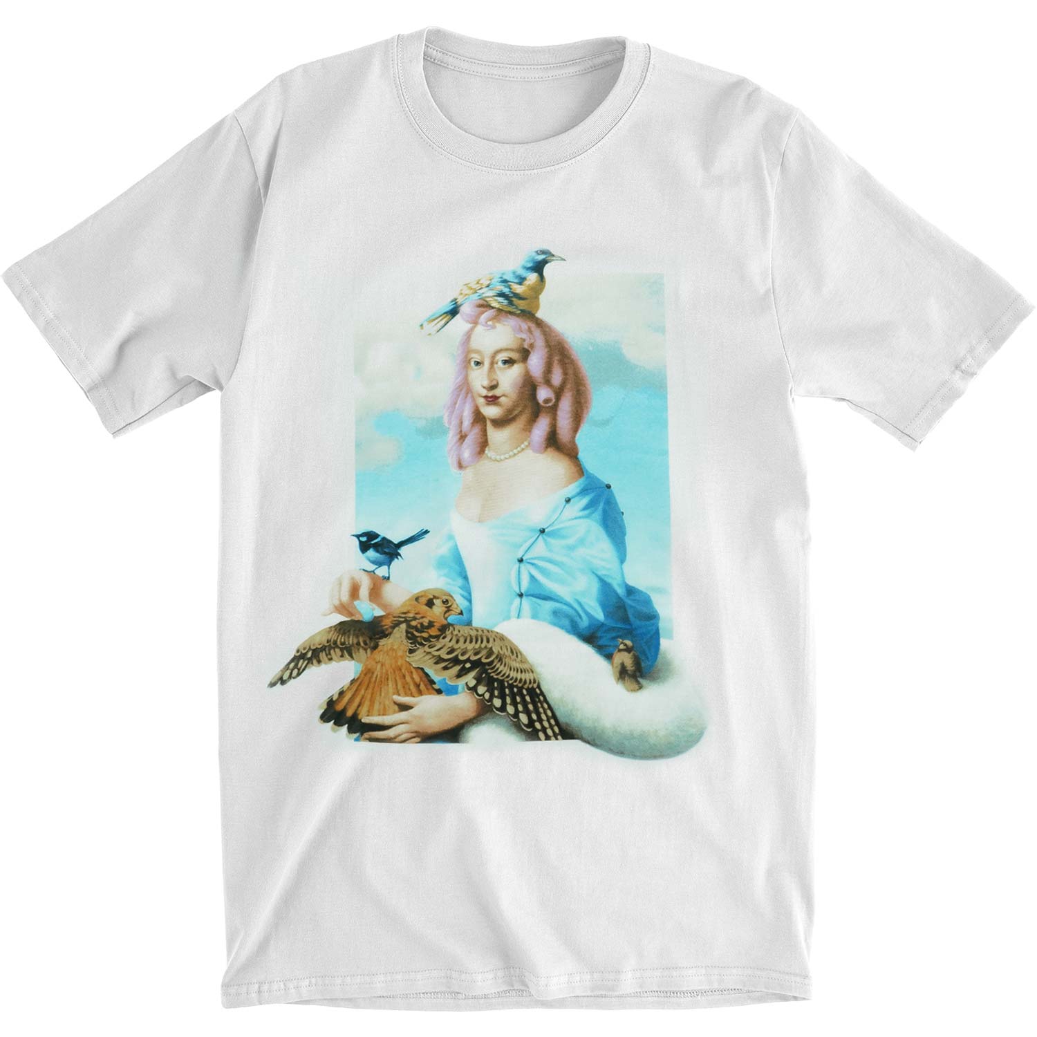 2019 US Tour - Lady with Bird Slim Fit T-shirt Hoodie, Sweatshirt | ZylaModa.com