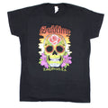 Colour Skull Ladies Tee Junior Top Hoodie, Sweatshirt | ZylaModa.com
