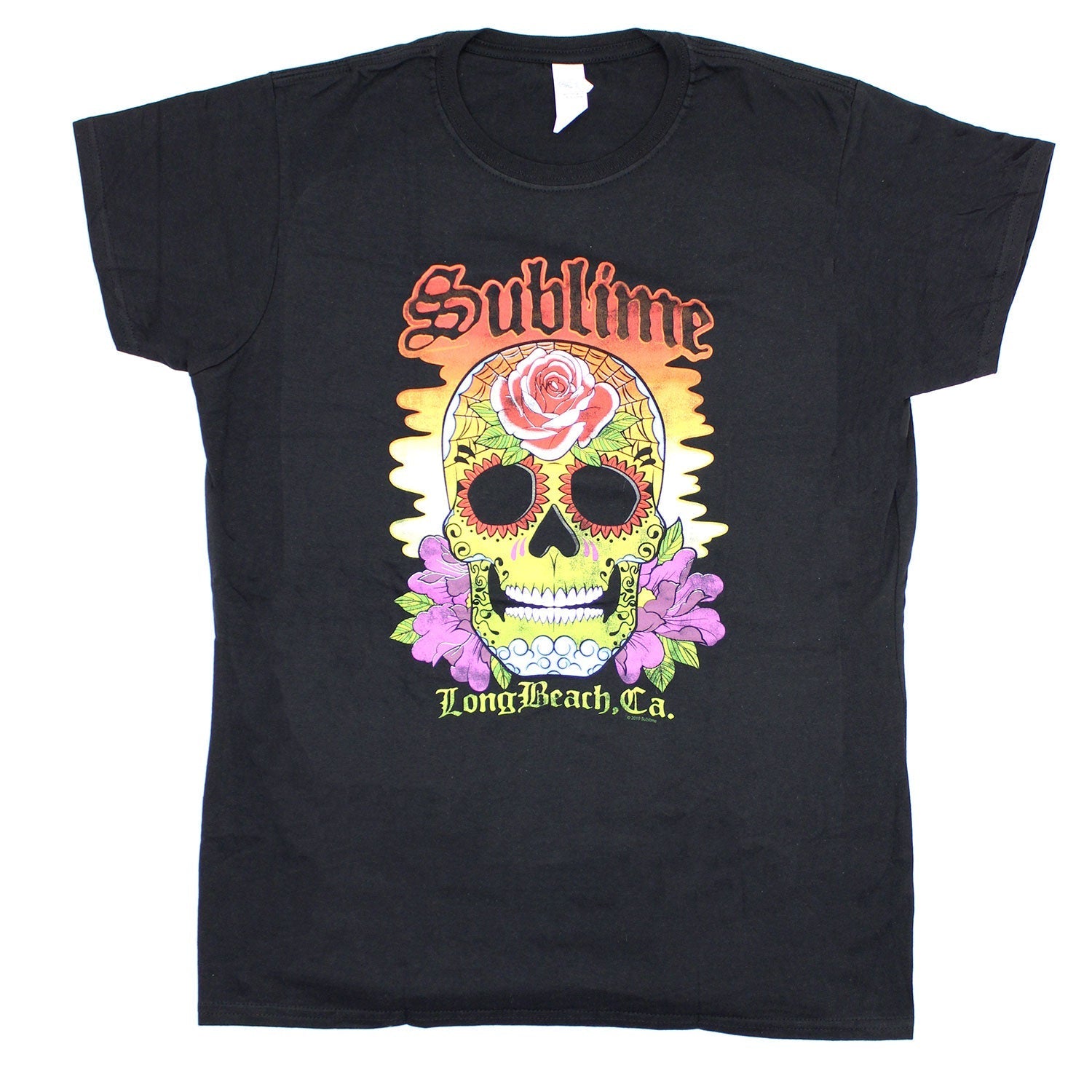 Colour Skull Ladies Tee Junior Top Hoodie, Sweatshirt | ZylaModa.com