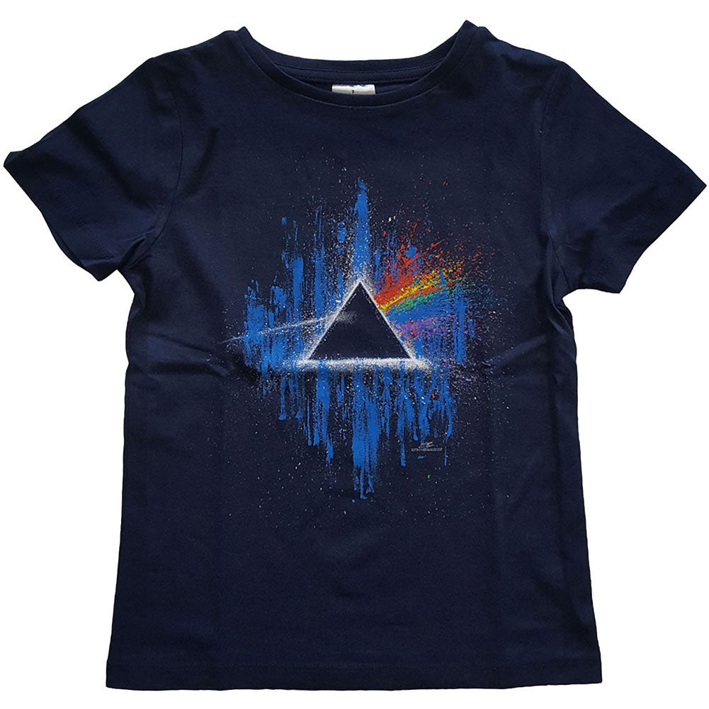 Dark Side of The Moon Blue Splatter Kids Tee Childrens T-shirt Hoodie, Sweatshirt | ZylaModa.com