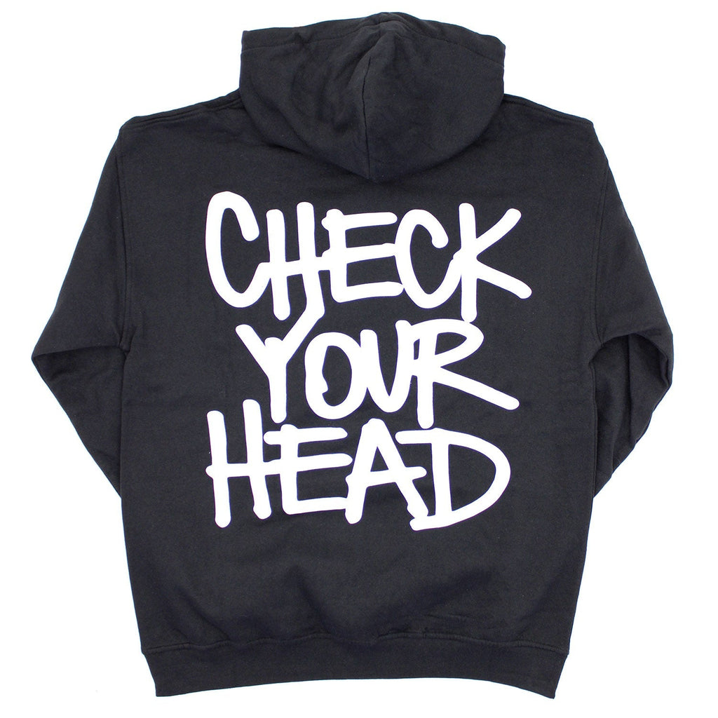 Check Your Head (Back Print) Hooded Sweatshirt Style001 T-Shirts, Hoodie | ZylaModa.com (Image 2)