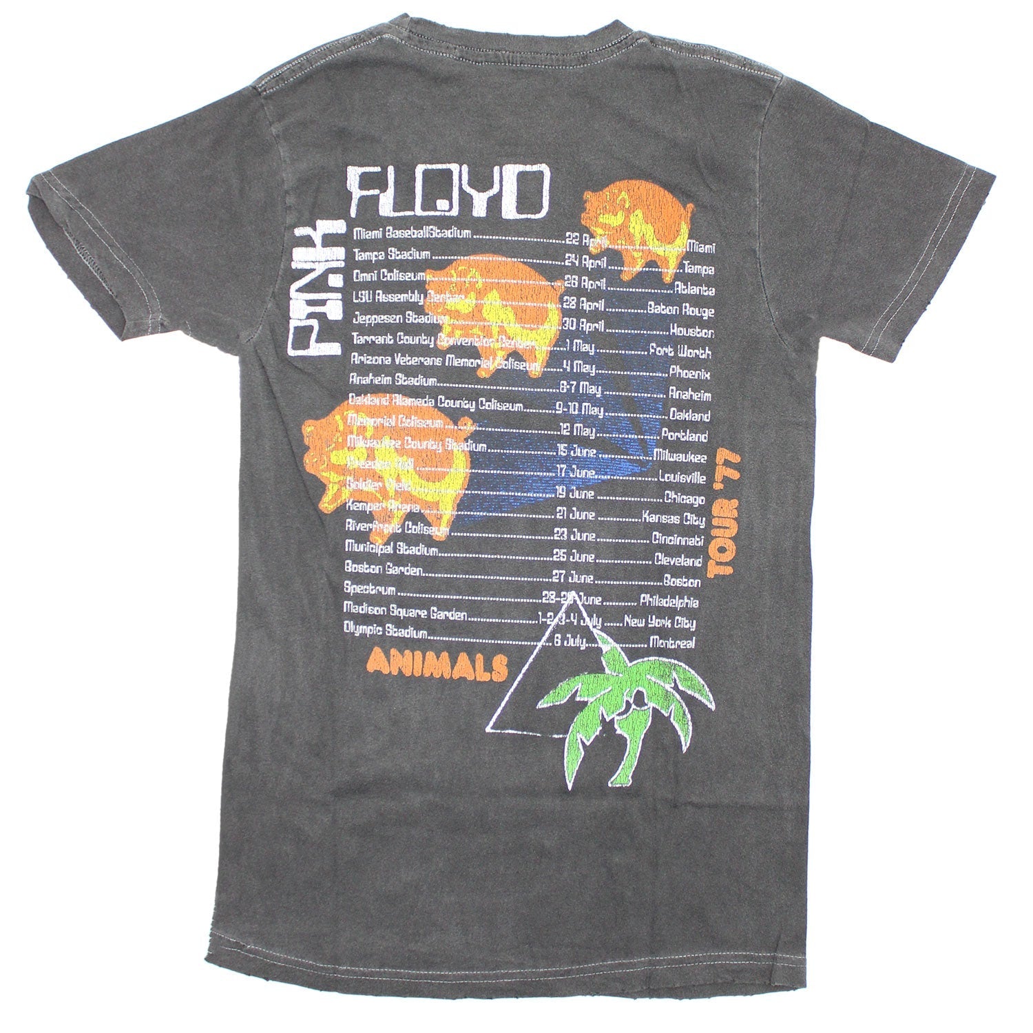 Animals Tour 77 Ultra Vintage Tee Vintage T-shirt Hoodie, Sweatshirt | ZylaModa.com (Image 2)