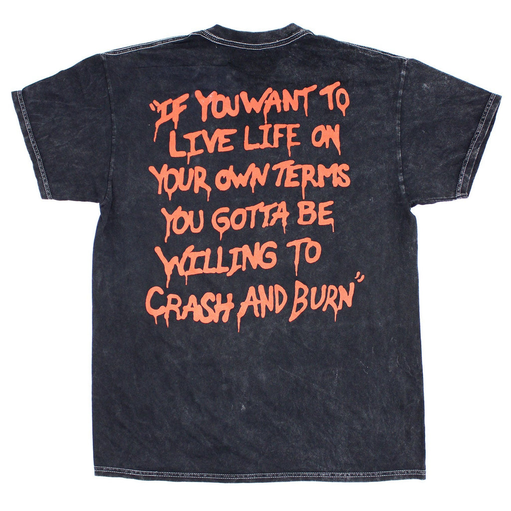 Crash & Burn Stonewash Tee T-shirt Hoodie, Sweatshirt | ZylaModa.com (Image 2)