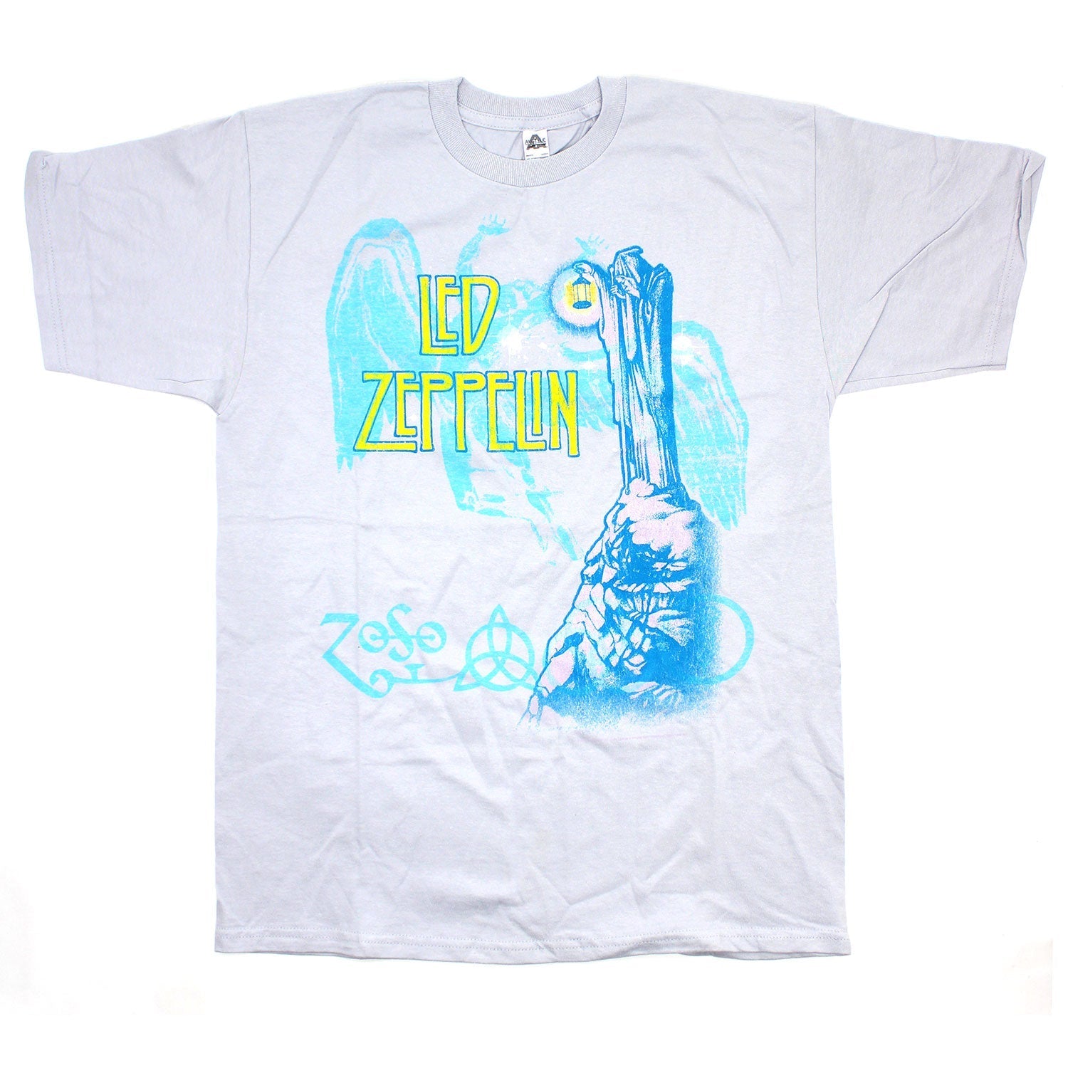 Blue Hermit Jumbo Print on Platinum Gray Tee T-shirt Hoodie, Sweatshirt | ZylaModa.com