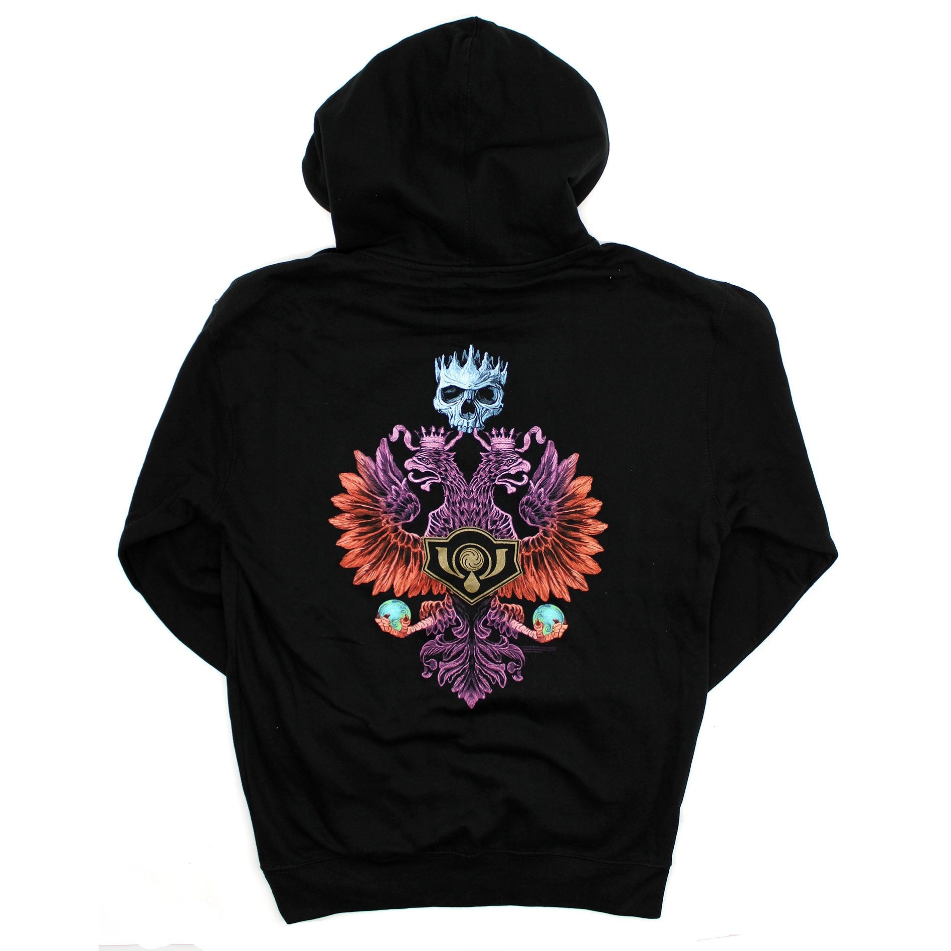 Crack The Skye Pull Over Hooded Fleece Hooded Sweatshirt T-Shirts, Hoodie | ZylaModa.com (Image 2)
