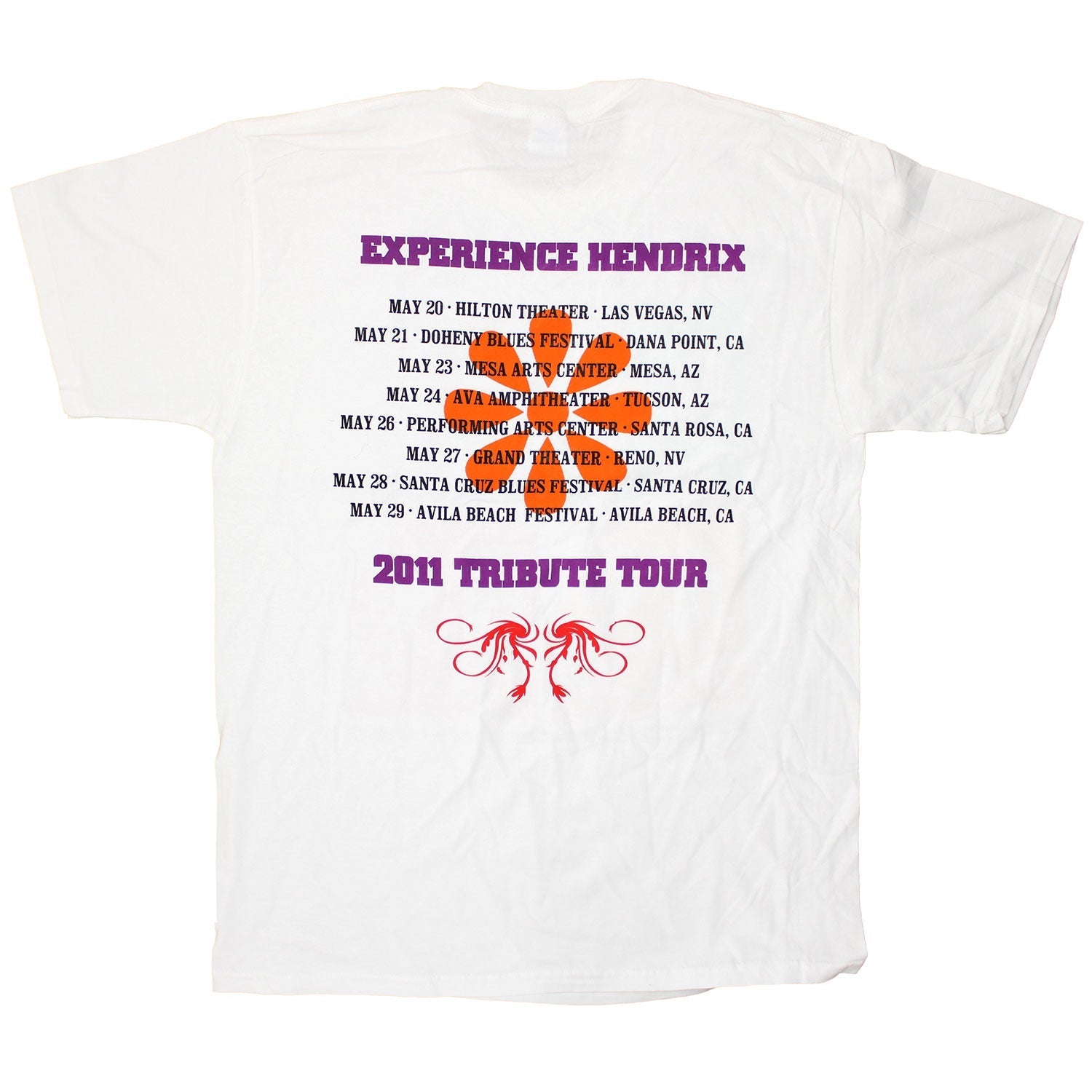 2011 Tribute Tour Tee T-shirt Hoodie, Sweatshirt | ZylaModa.com (Image 2)