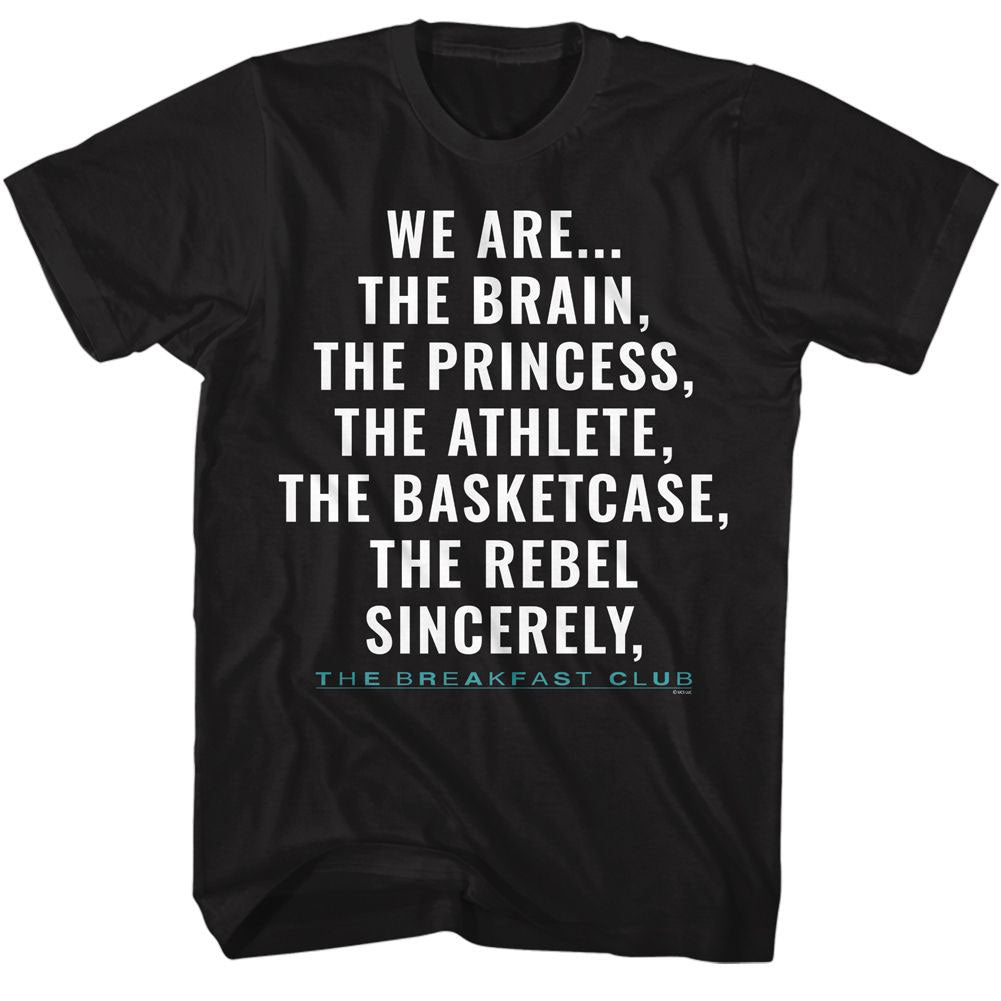 Breakfast Club-sincerely Yours T-shirt Hoodie, Sweatshirt | ZylaModa.com