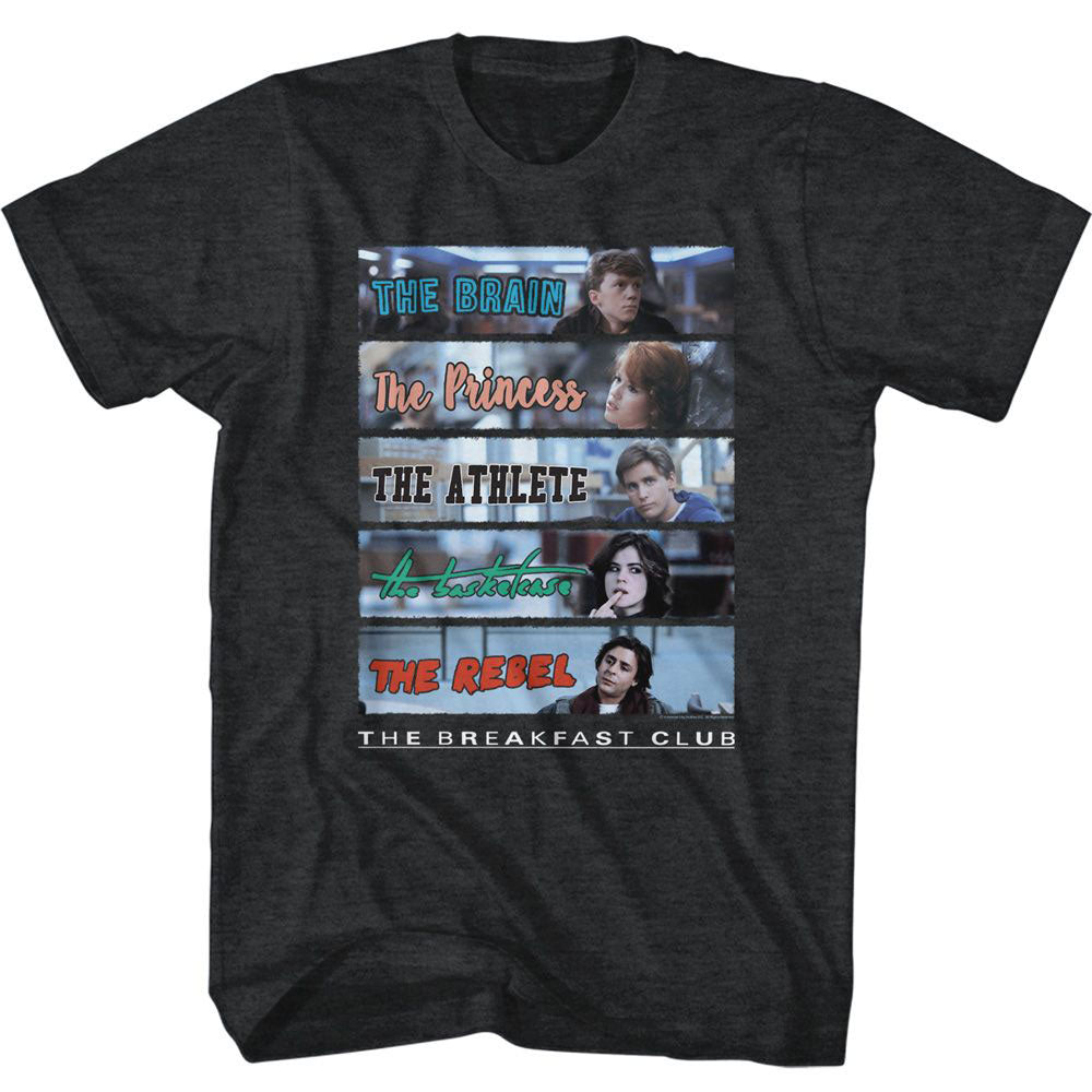 Breakfast Club Character Rectangles T-shirt Hoodie, Sweatshirt | ZylaModa.com