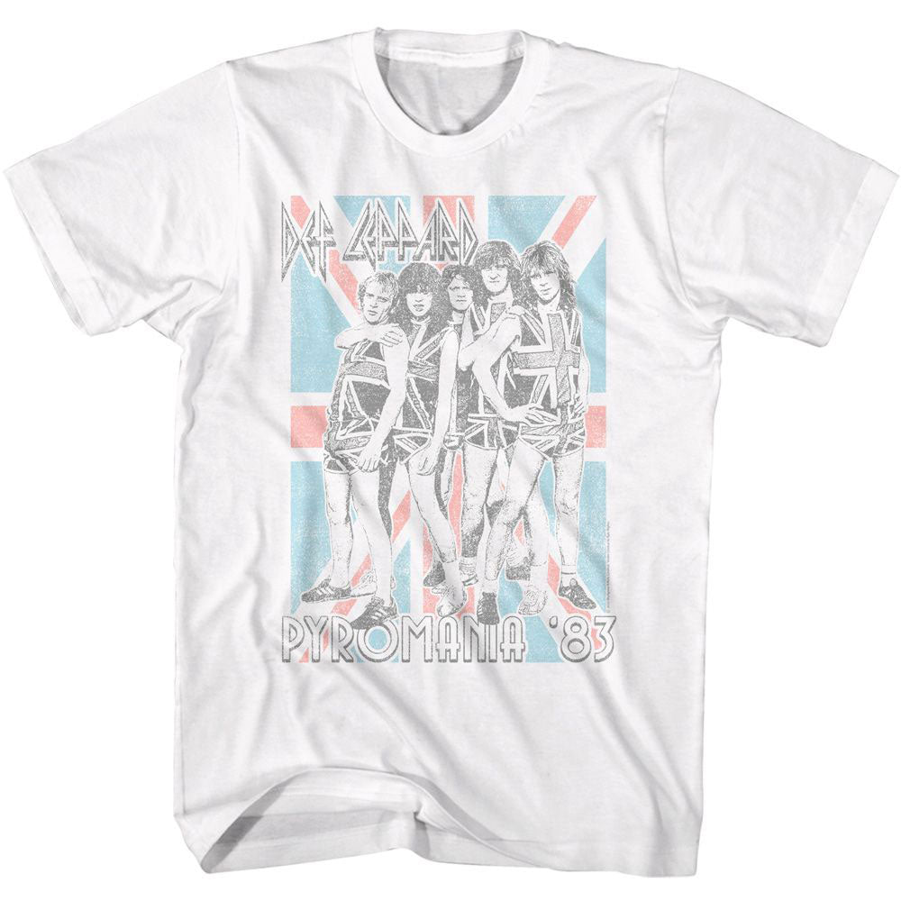 Def Leppard Pyromania Flag T-shirt Hoodie, Sweatshirt | ZylaModa.com