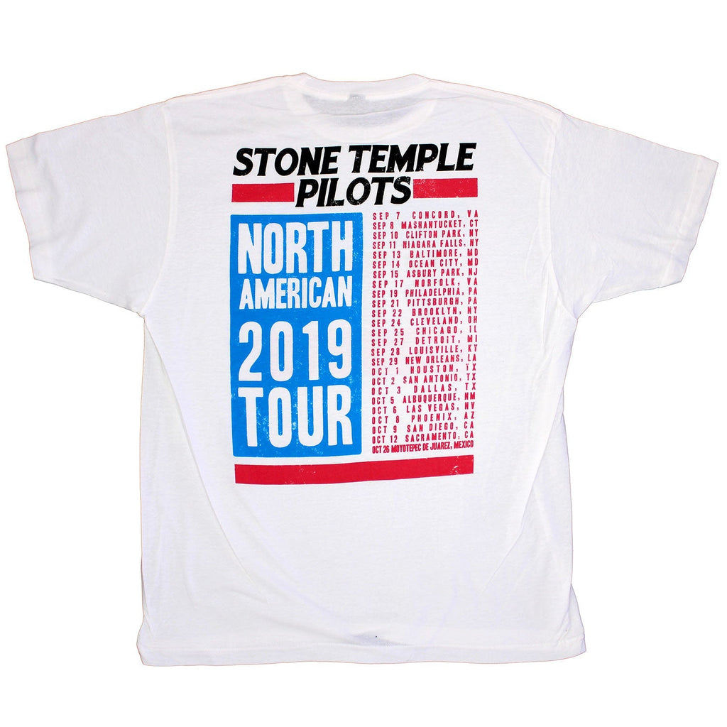 Blue & Red Stripes 2019 North America Tour T-shirt Hoodie, Sweatshirt | ZylaModa.com (Image 2)