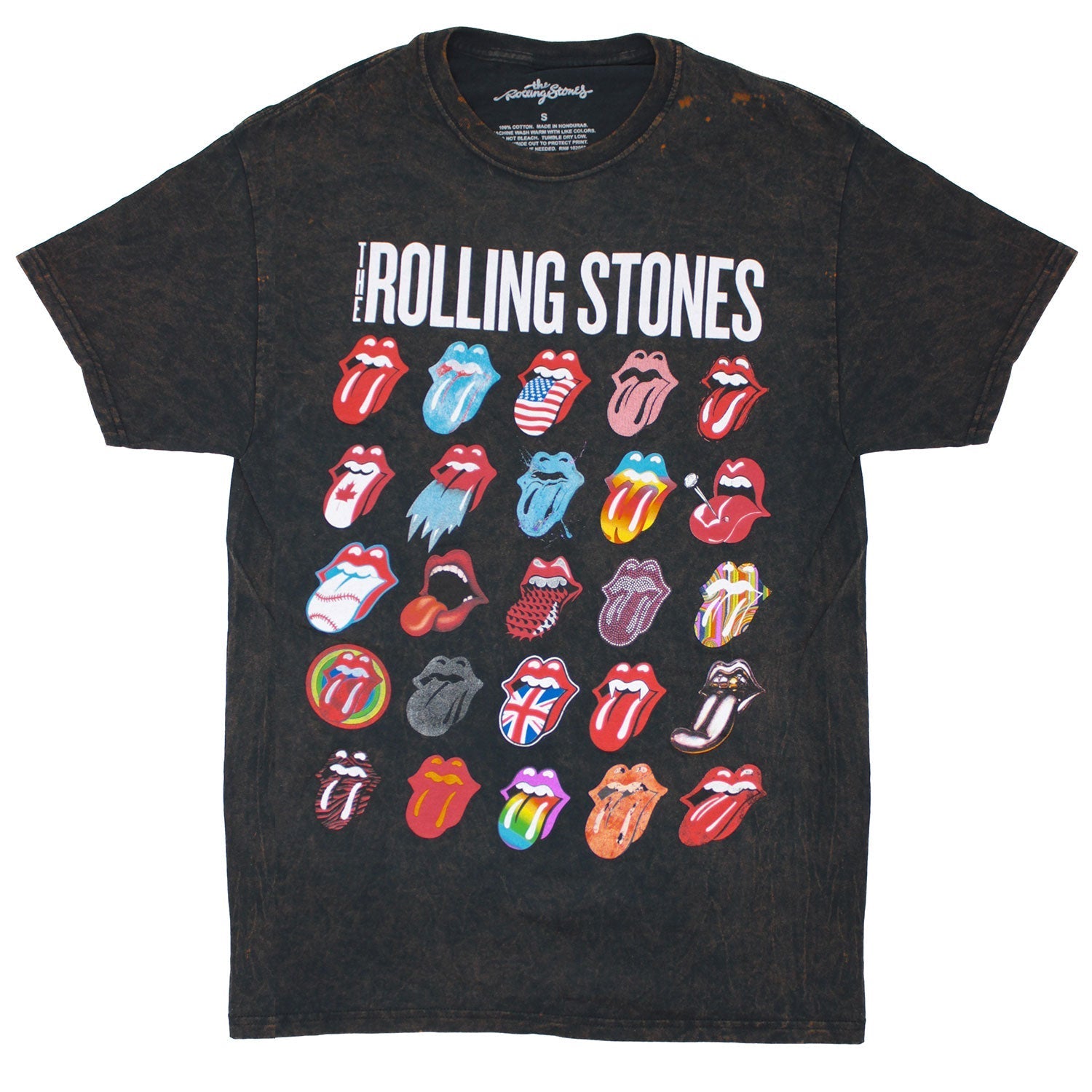 25 Tongues Stonewashed Black Tee (Rare) Vintage T-shirt Hoodie, Sweatshirt | ZylaModa.com (Image 1)