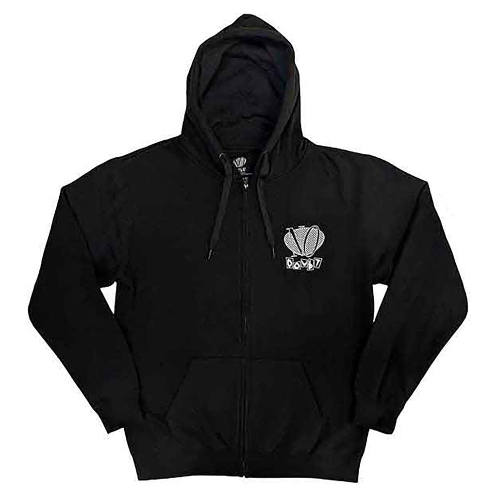 Checker Logo Zippered Hooded Sweatshirt T-Shirts, Hoodie | ZylaModa.com (Image 1)