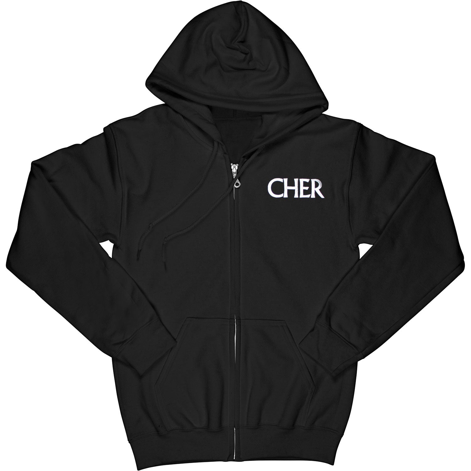 Classic Cher Residency MGM Theater 2017 Zippered Hooded Sweatshirt T-Shirts, Hoodie | ZylaModa.com (Image 1)