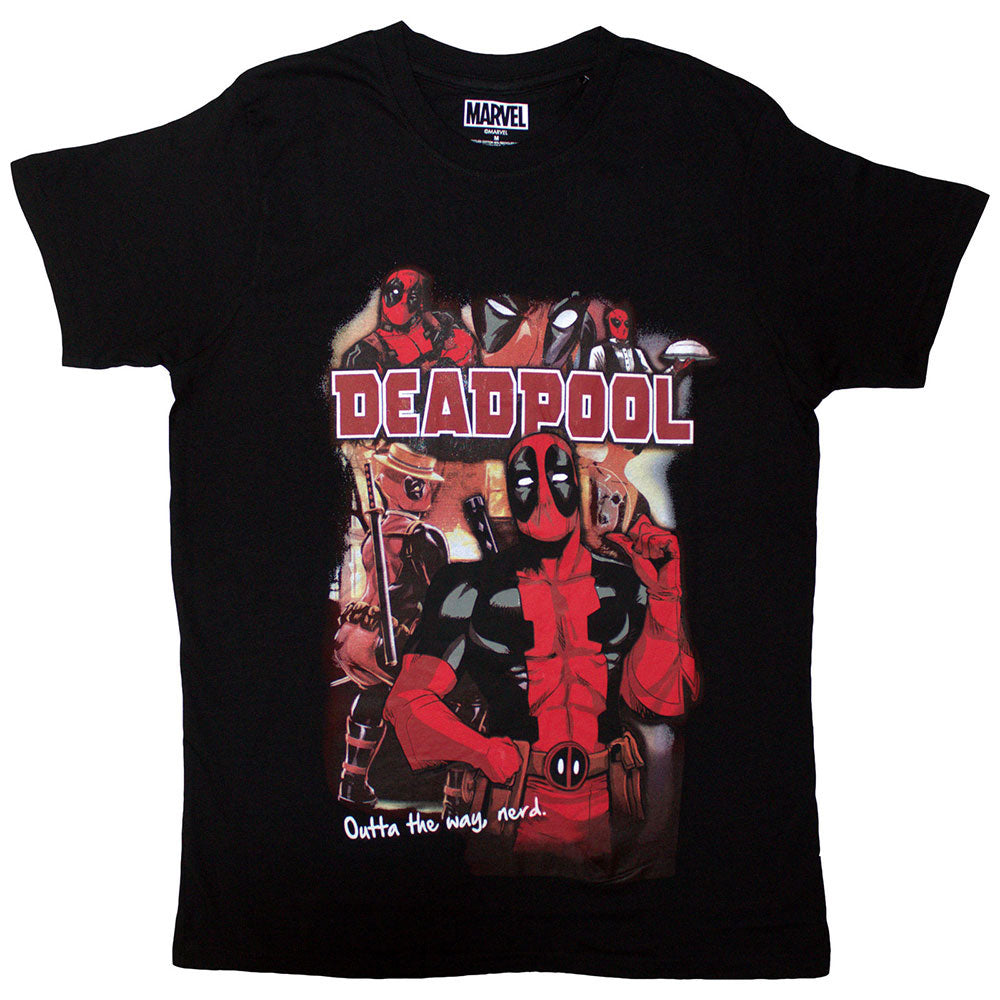 Deadpool Outta The Way Nerd T-shirt Hoodie, Sweatshirt | ZylaModa.com