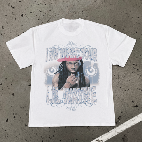 '08 LIL WAYNE 'I AM MUSIC' VINTAGE HEAVY TEE Hoodie, Sweatshirt | ZylaModa.com (Image 2)