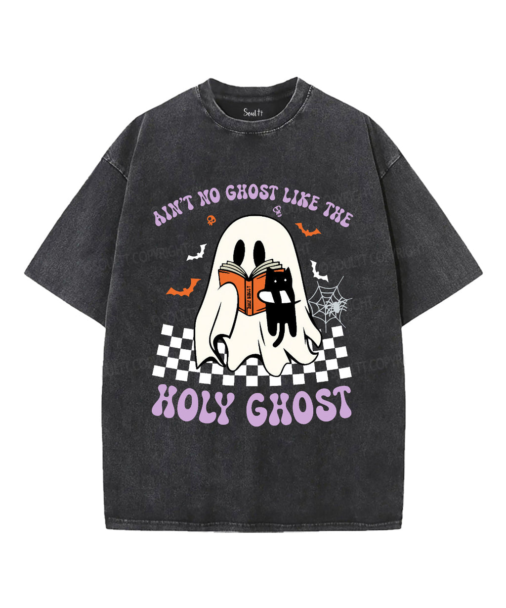 Aint No Ghost Unisex Washed Christian T-shirt Hoodie, Sweatshirt | ZylaModa.com (Image 2)