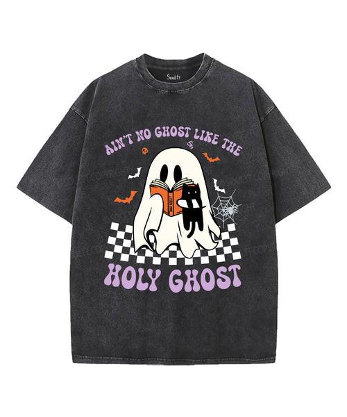 Aint No Ghost Unisex Washed Christian T-shirt Hoodie, Sweatshirt | ZylaModa.com (Image 2)