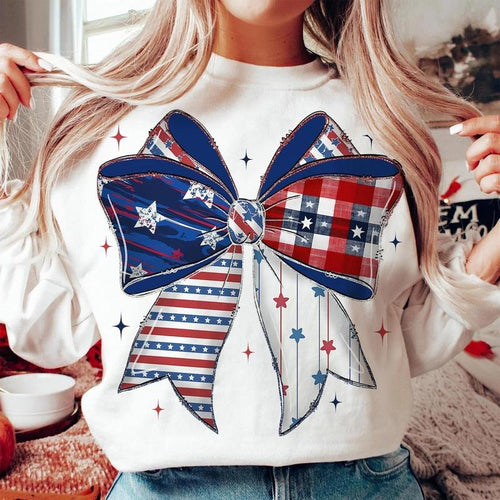 4th of July Coquette Shirt, Memorial Day , America Bow , USA , Independence Day Tee, Vintage America, 1776 , Land of the...