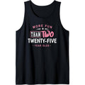 50th Birthday Shirt More Fun Than Two 25 Years Old Funny Tank Top Made in USA Hoodie, Sweatshirt | ZylaModa.com