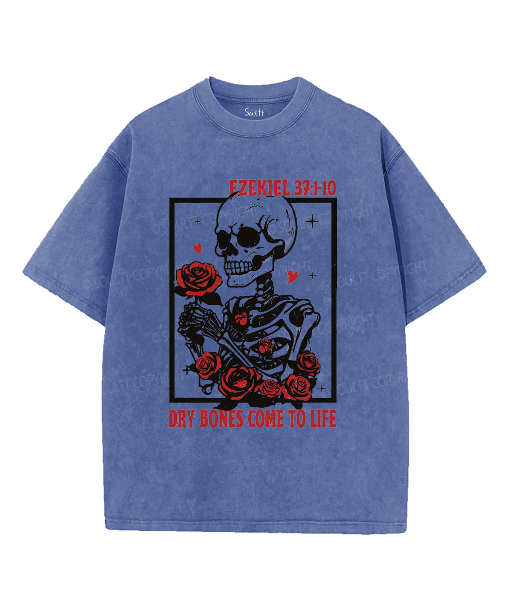 Dry Bones Come To Life Unisex Washed Christian T-shirt Style004 Hoodie, Sweatshirt | ZylaModa.com (Image 4)